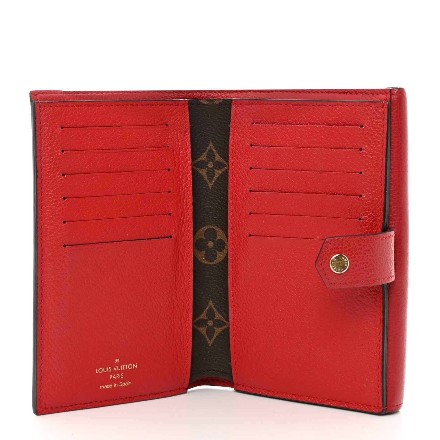 Monogram Pallas Compact Wallet Cherry