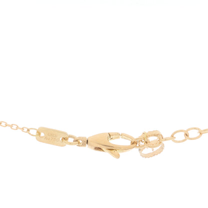 Gucci 18K Yellow Gold Diamond Jade Le Marche Des Merveilles Feline Pendant Necklace 4 of 6