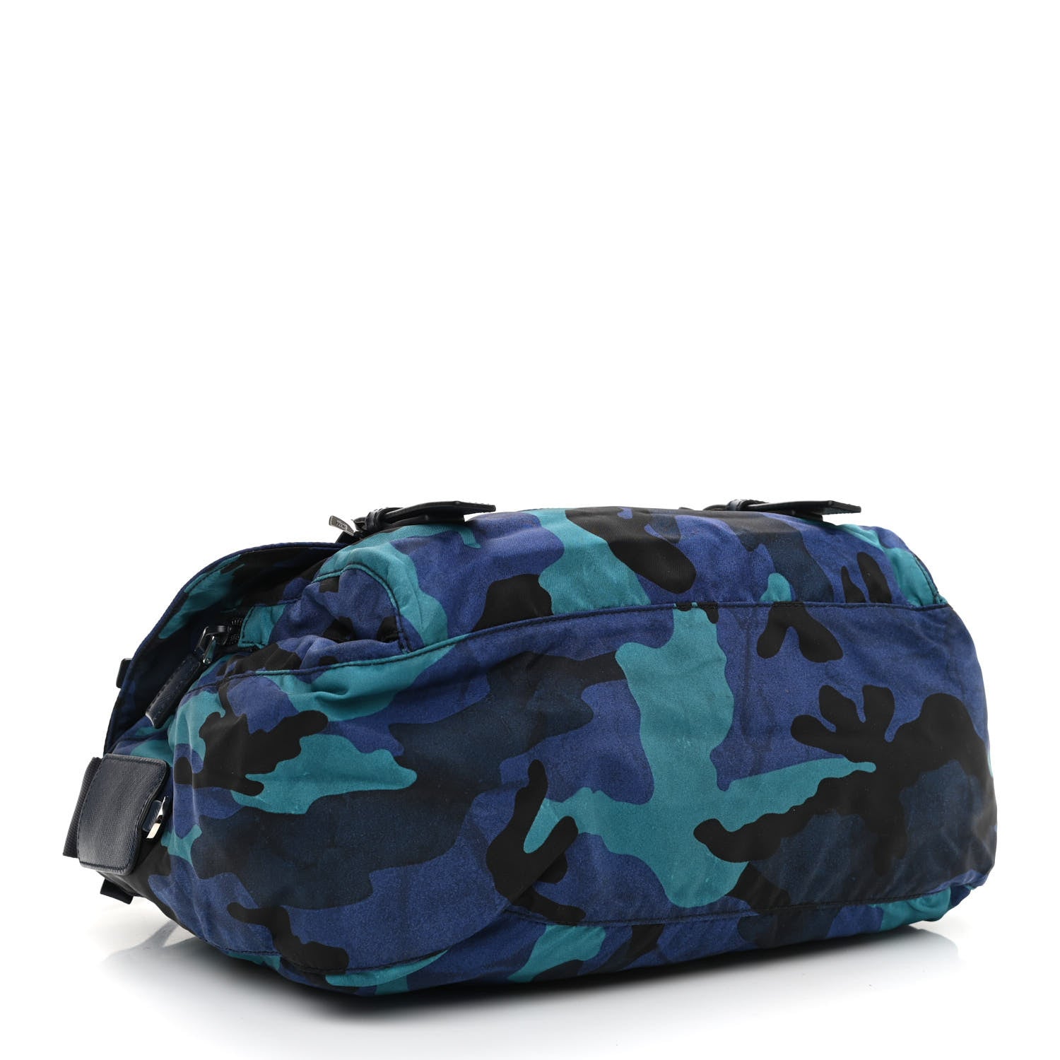 Prada Tessuto Nylon Camouflage Messenger Bag Royal 4 of 10