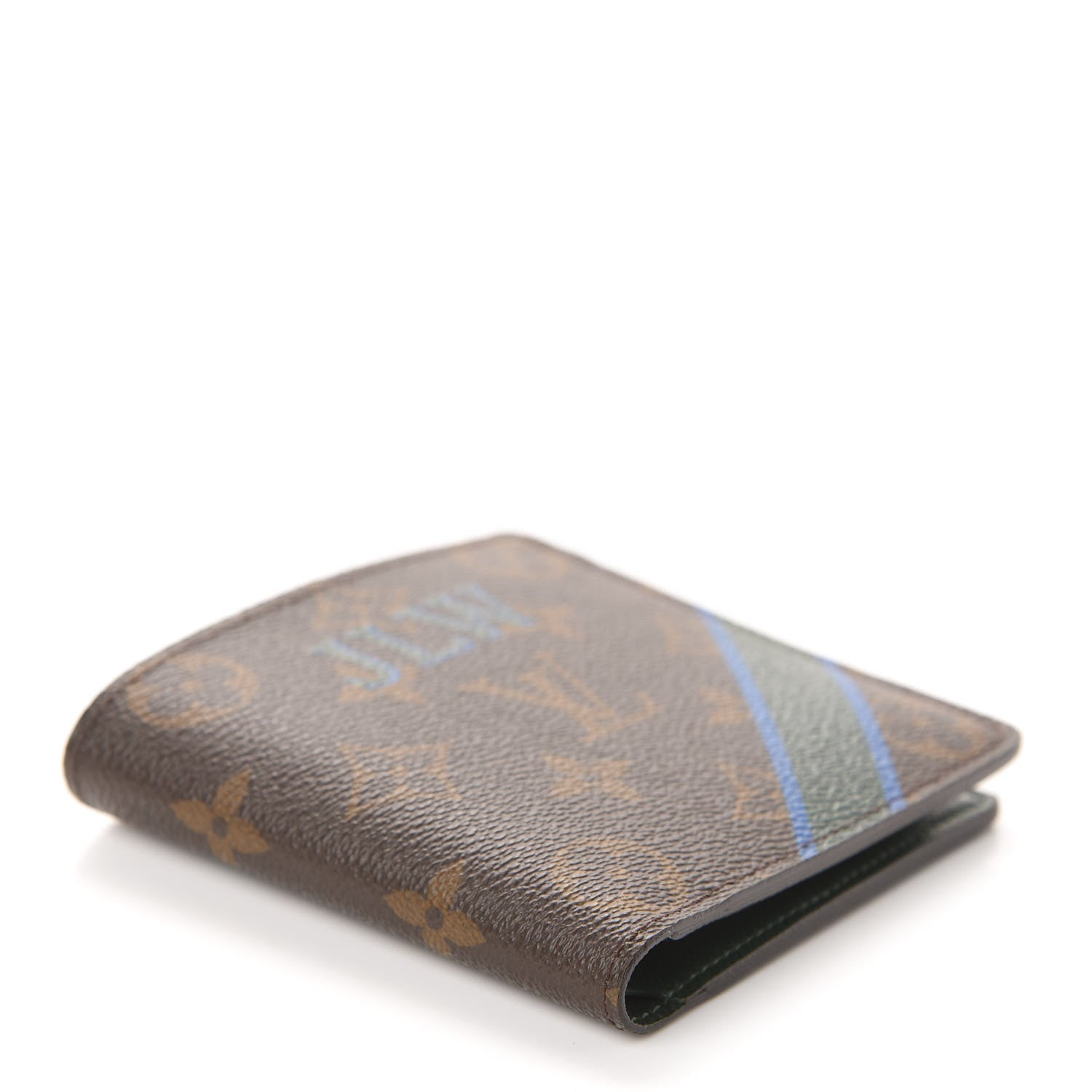 Louis Vuitton Monogram My LV Heritage Marco Wallet Vert Anglais Bleu Clair 4 of 7