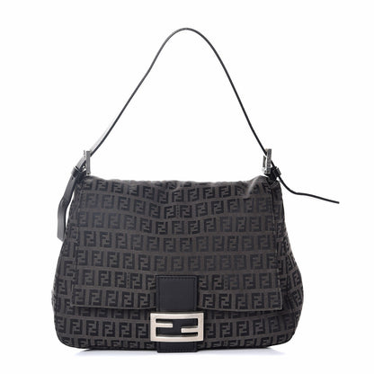 Fendi Zucchino Mama Baguette Black 1 of 7