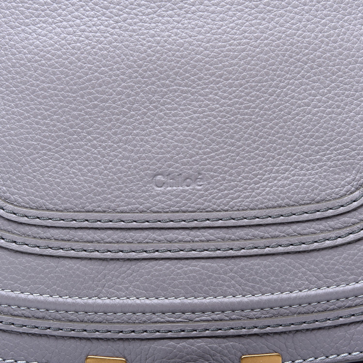 Chloe Calfskin Medium Marcie Satchel Cashmere Grey 10 of 11