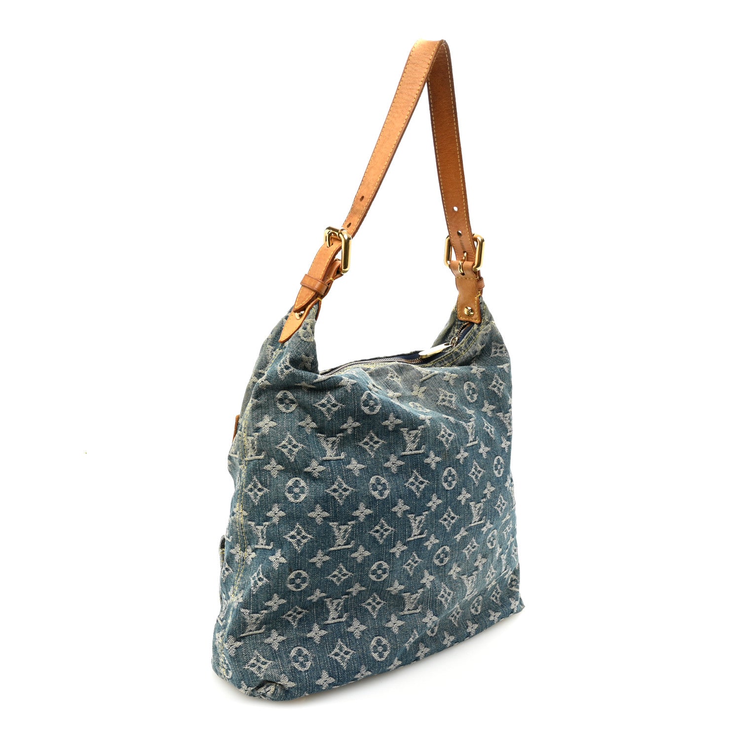 Louis Vuitton Denim Baggy GM Blue 3 of 13
