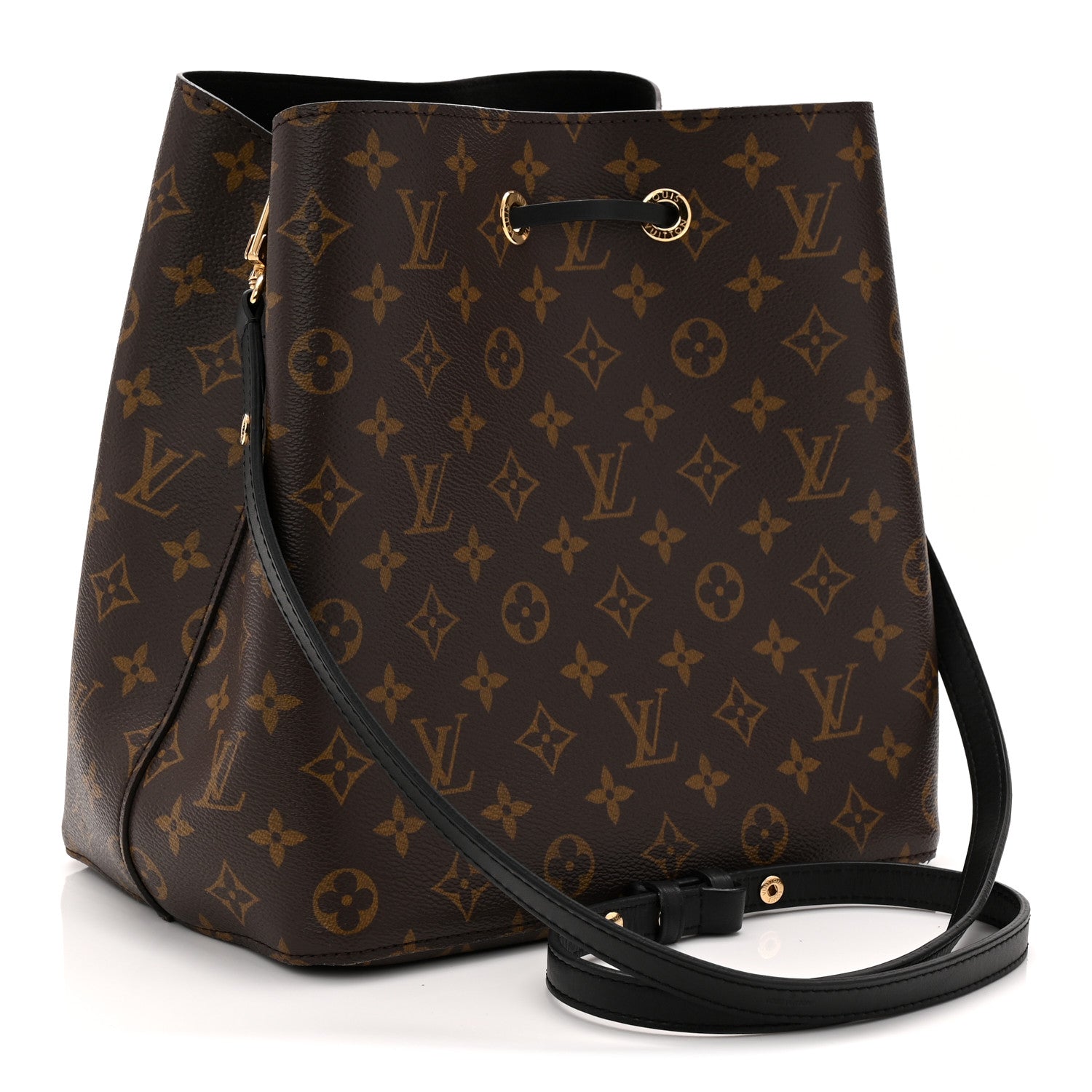 Louis Vuitton Monogram Neonoe MM Black 3 of 10