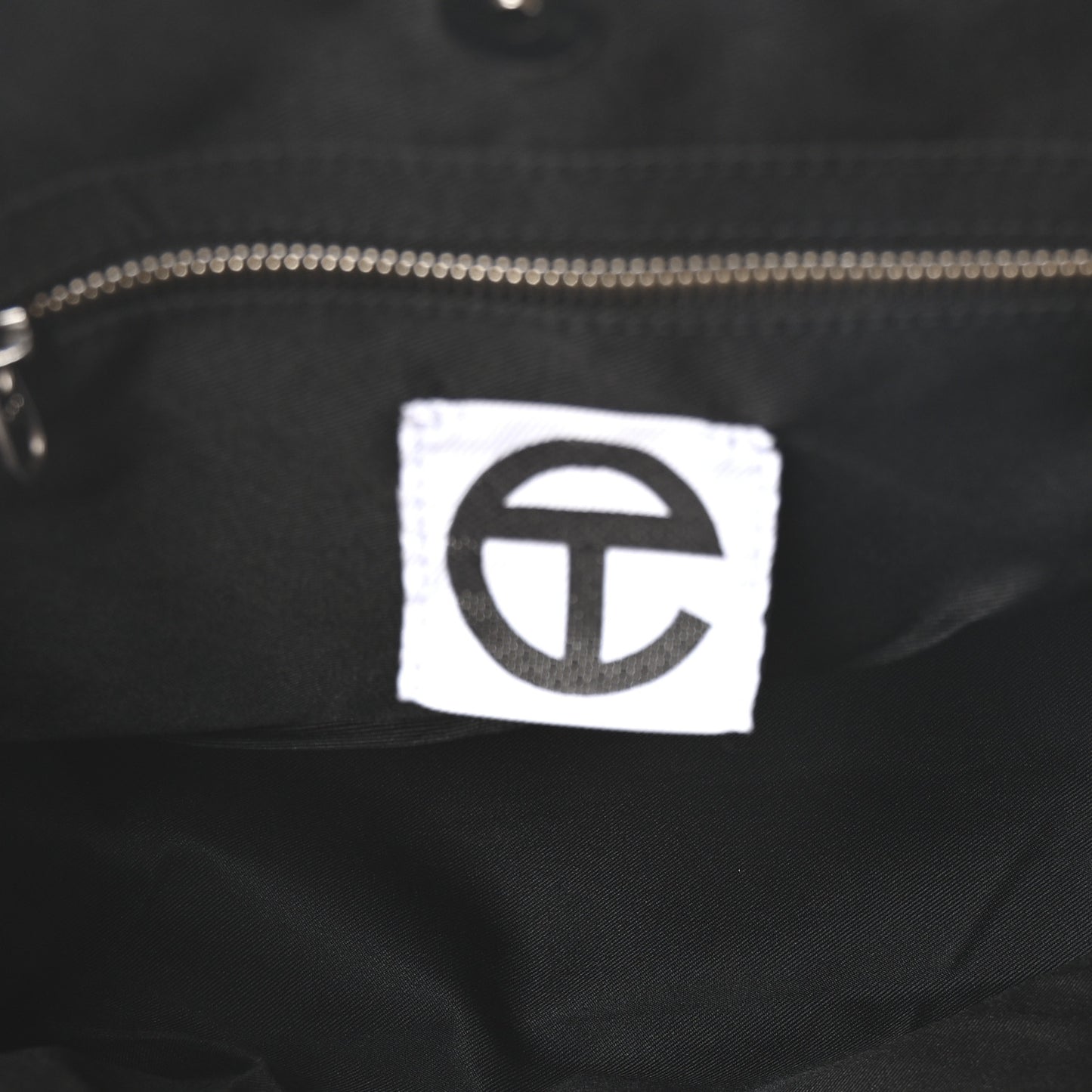 Patent Vegan Leather Medium Shopping Bag Black