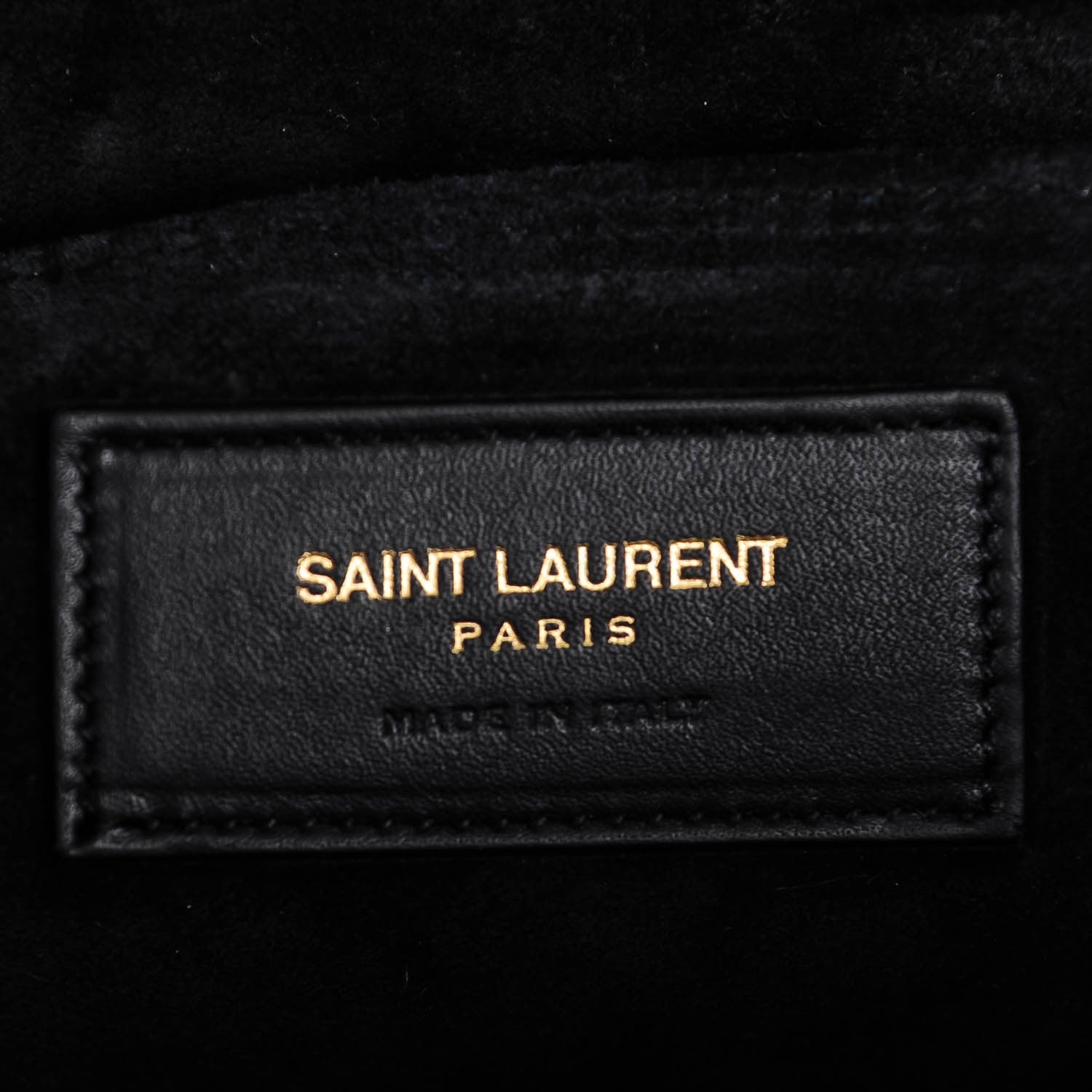 Saint Laurent Textured Calfskin Classic Y Ligne Clutch Black 6 of 7