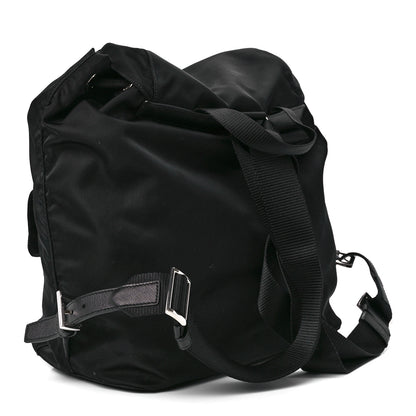 Prada Tessuto Nylon Saffiano Medium Backpack Black 3 of 11