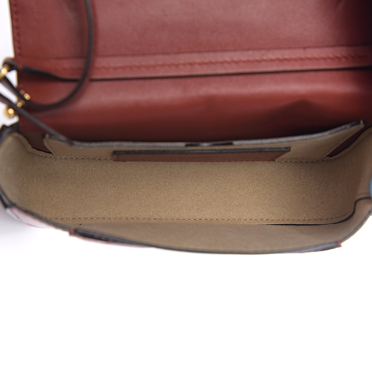 Givenchy Goatskin Quilted GV3 Mini Pocket Convertible Bag Brown 4 of 9