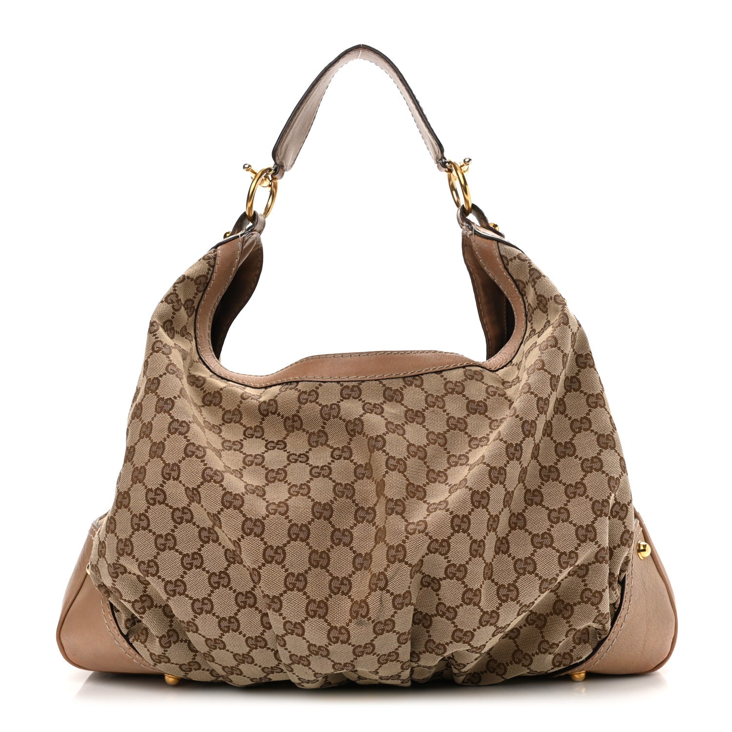 Gucci Monogram Hobo Beige 1 of 22