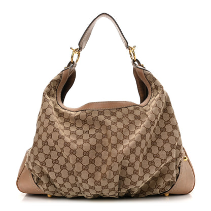 Gucci Monogram Hobo Beige 1 of 22