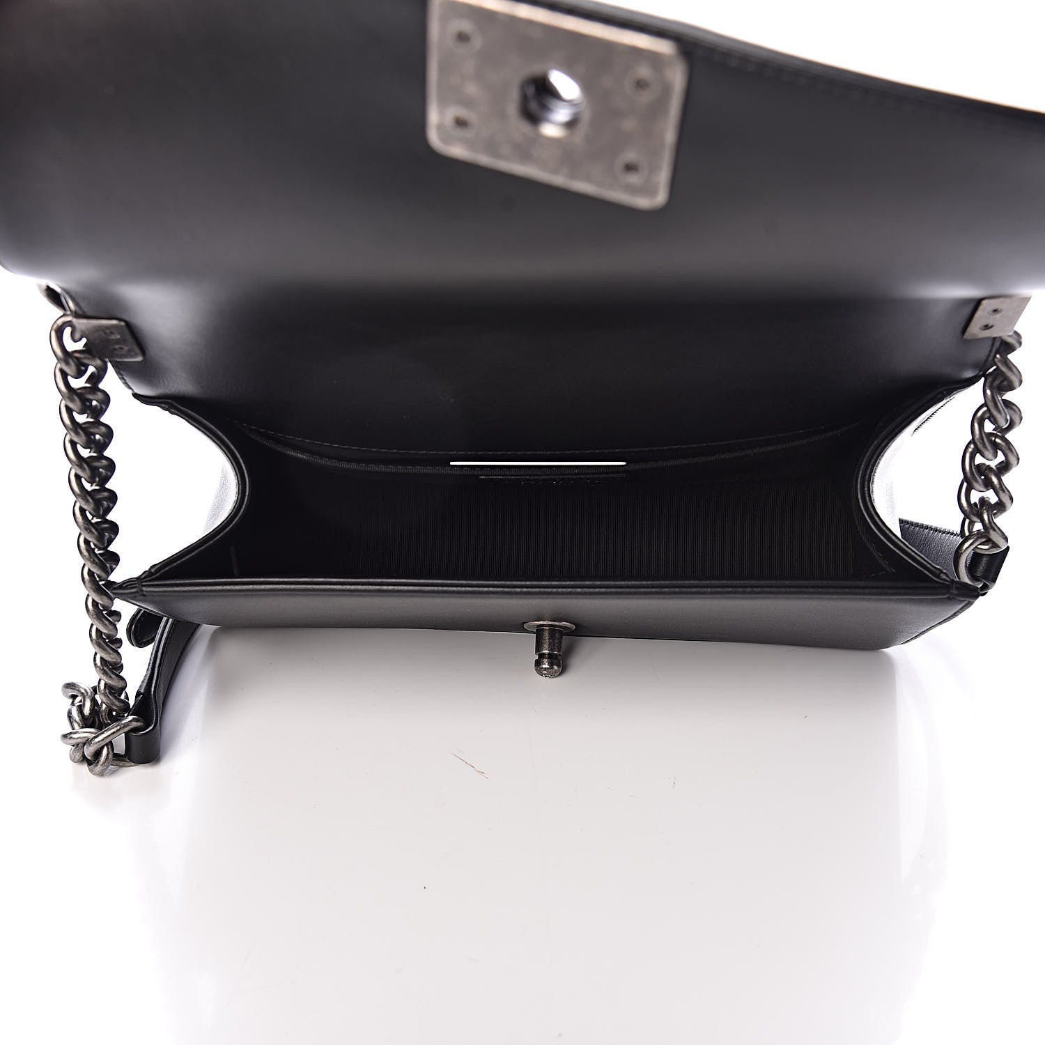 Chanel Calfskin Quilted Medium Boy Flap Black 7 of 11