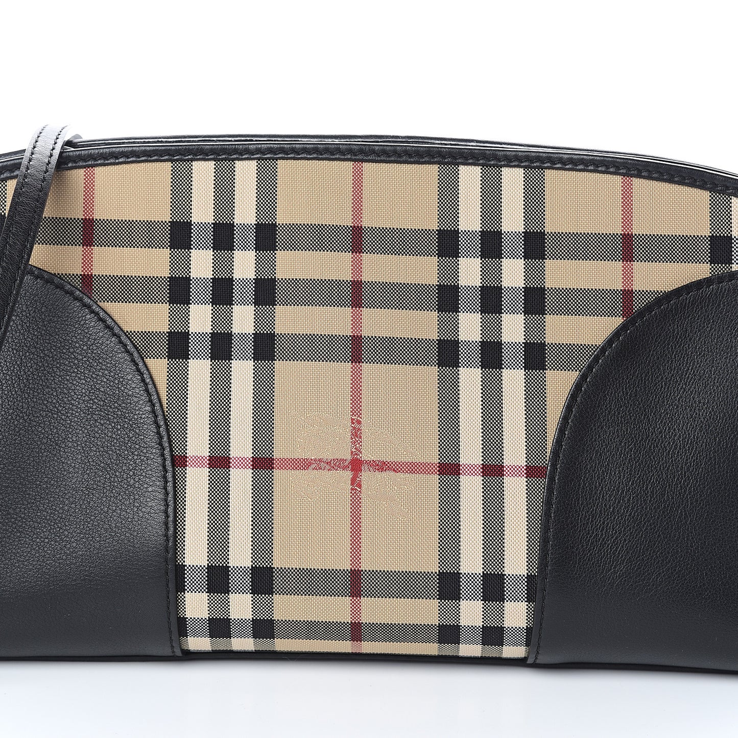Horseferry Check Small Chichester Crossbody Clutch Bag Black
