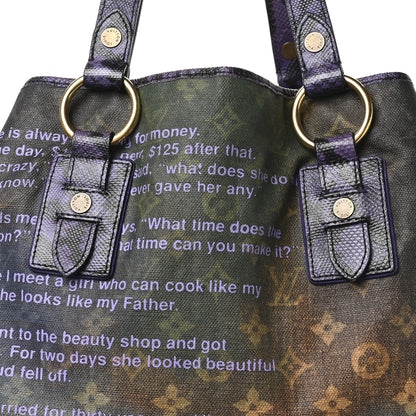 Louis Vuitton Richard Prince Monogram Karung Heartbreak Jokes Tote 7 of 9