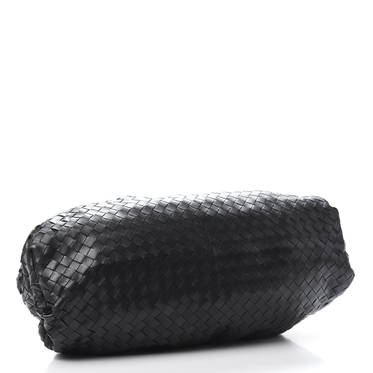 Bottega Veneta Nappa Maxi Intreccio The Pouch Oversized Clutch Black 4 of 9