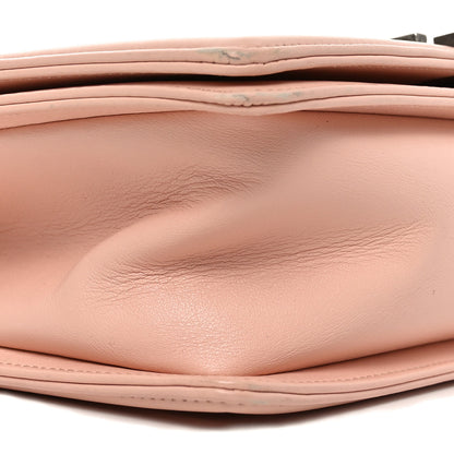 Chanel Lambskin Quilted Medium Boy Flap Light Pink 17 of 19