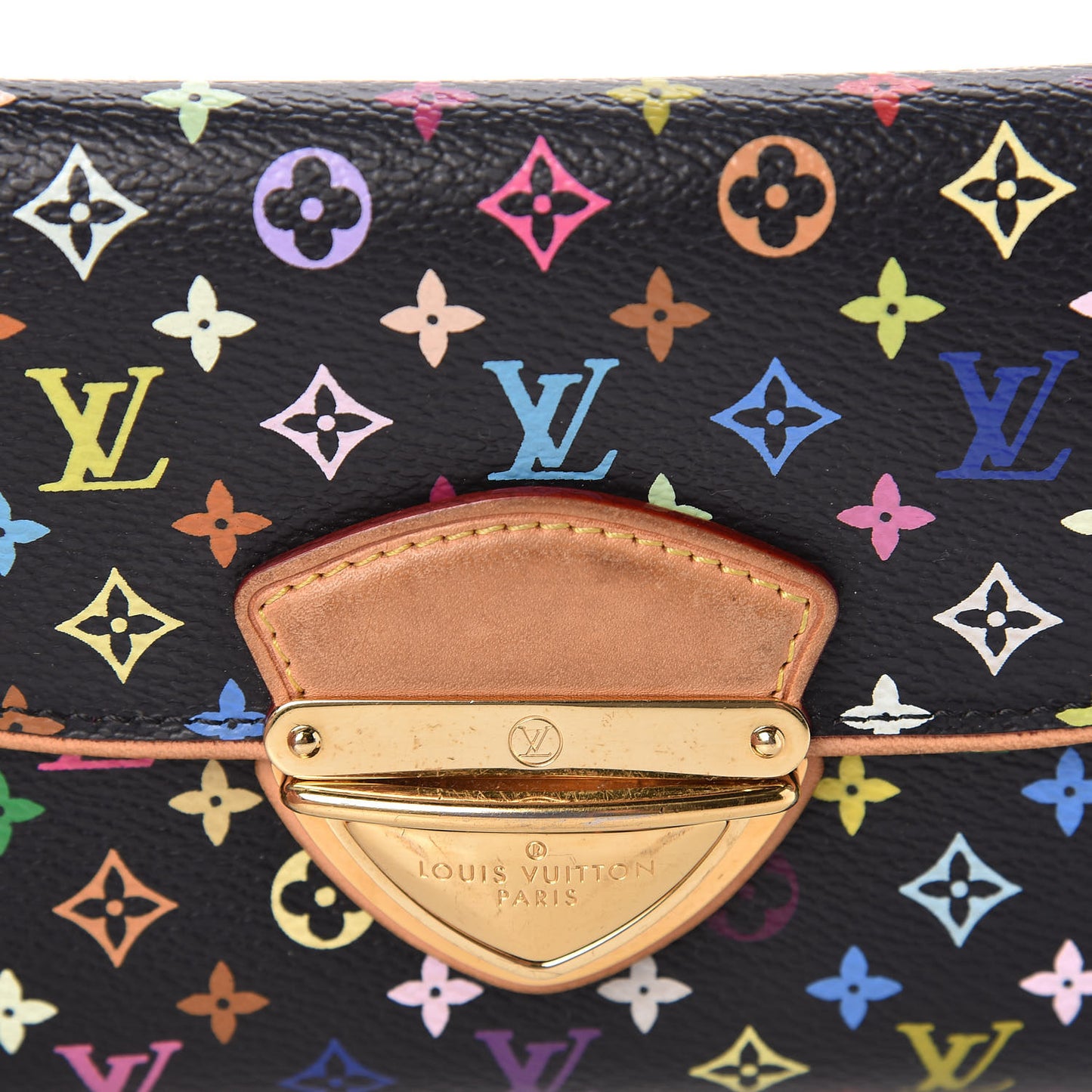 Monogram Multicolor Eugenie Wallet Black Grenade