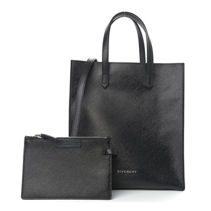 Givenchy Textured Coated Canvas Stargate Shopper Tote Black 3 of 9
