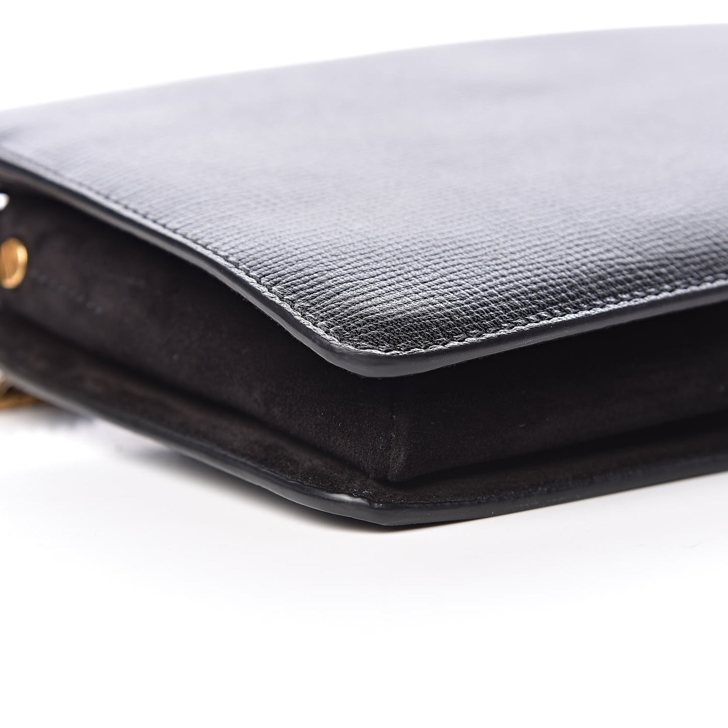 Goatskin Suede Cross 3 Crossbody Bag Black