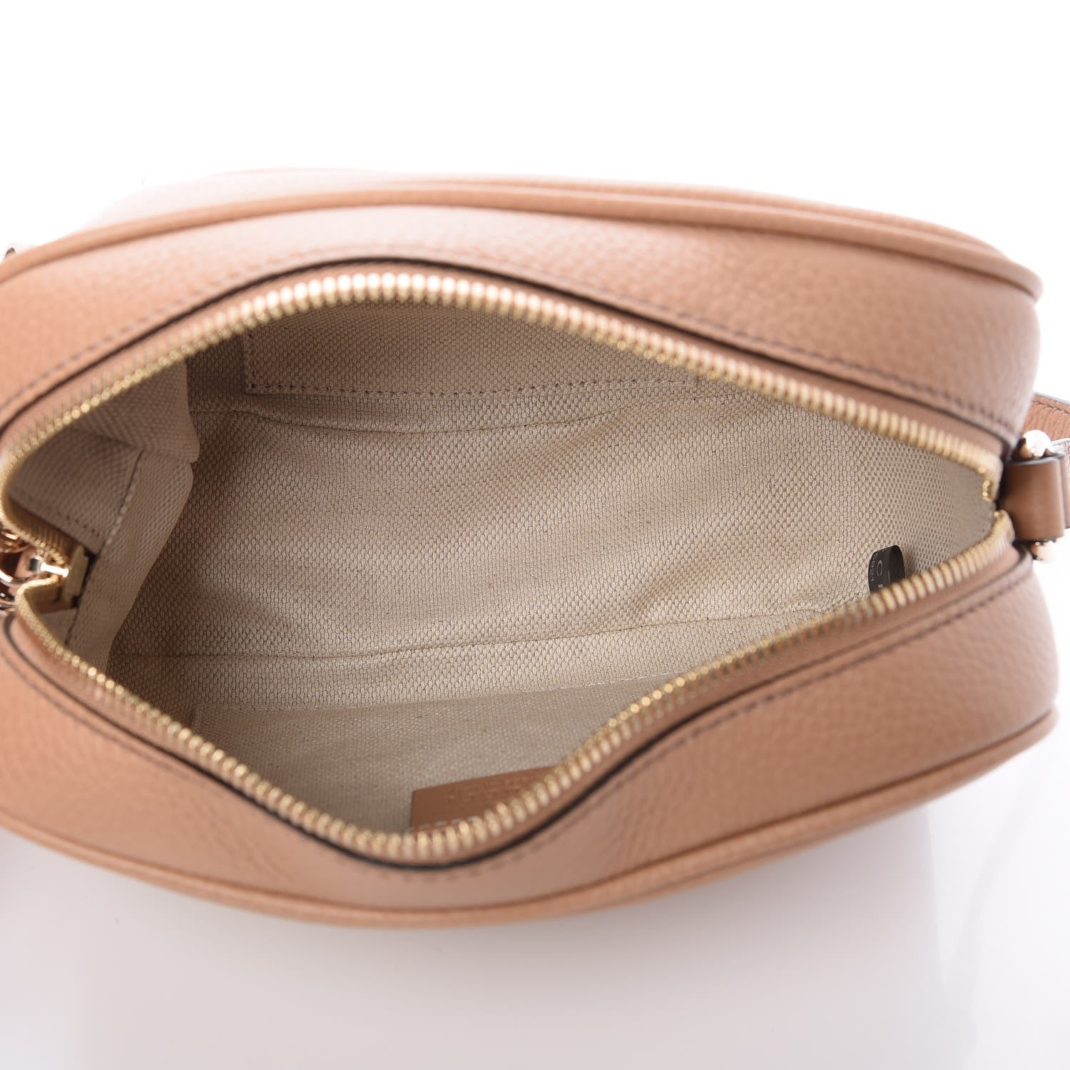 Gucci Pebbled Calfskin Small Soho Disco Bag Camelia 5 of 8