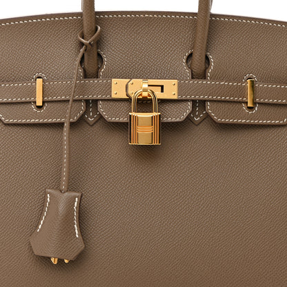 Hermes Epsom Birkin Sellier 25 Etoupe 8 of 18