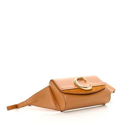 Chloe Calfskin Suede C Belt Bag Tan 4 of 10