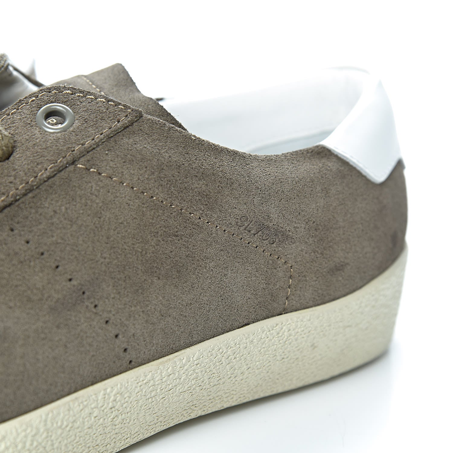 Saint Laurent Suede Soho Mens Court Classic Sneakers 43.5 Kaki 14 of 15