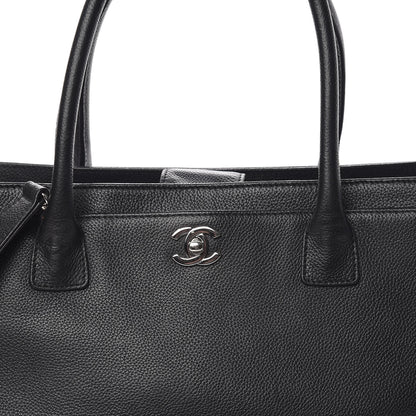 Chanel Calfskin Cerf Shopper Tote Black 11 of 14