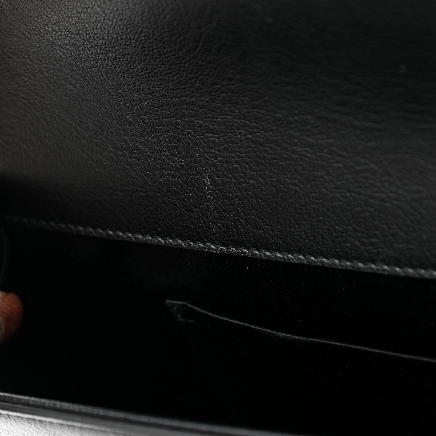 Calfskin Monogram Large Belle De Jour Clutch Black