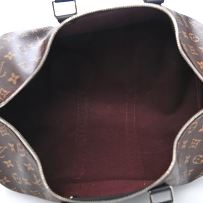 Louis Vuitton Monogram Macassar Keepall Bandouliere 45 4 of 10