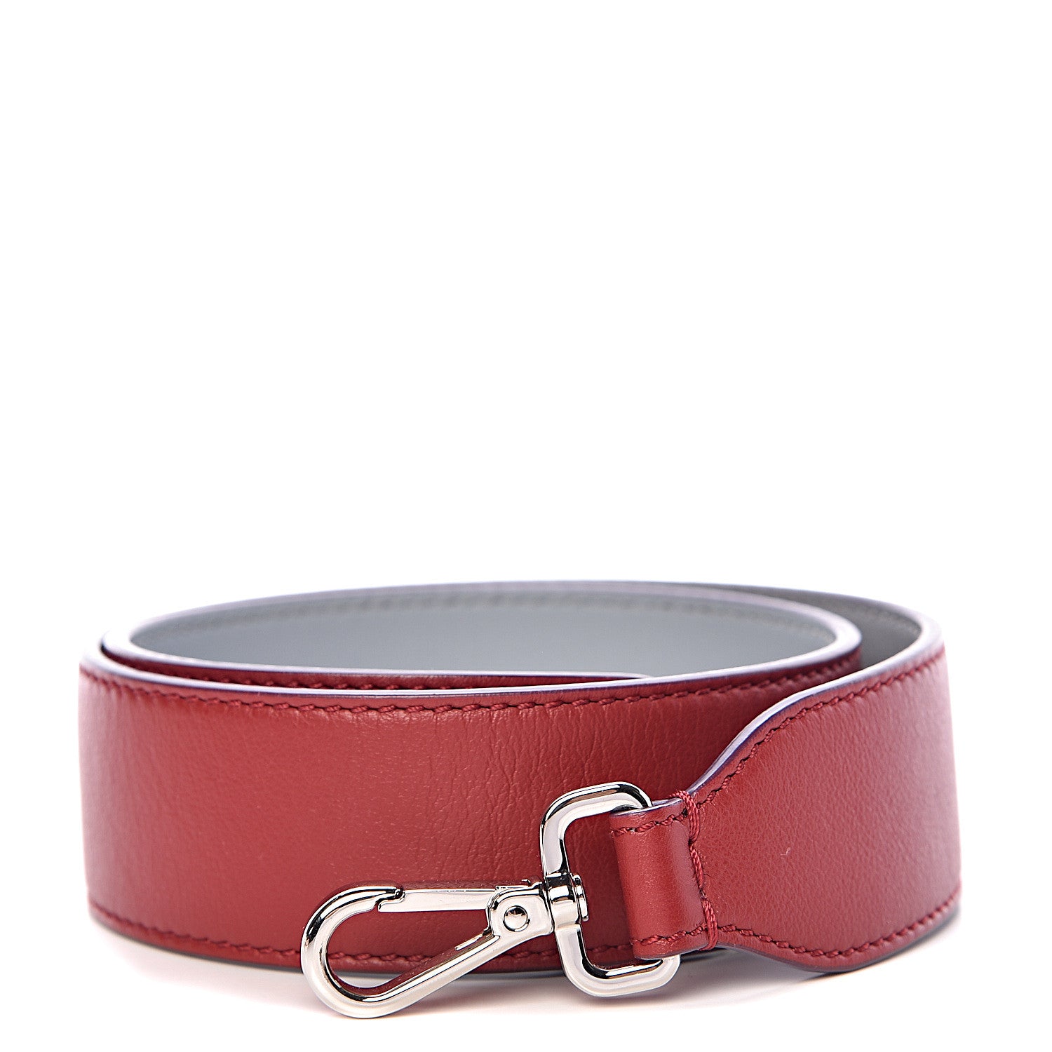 Fendi Calfskin Strap You Red Light Blue 1 of 4