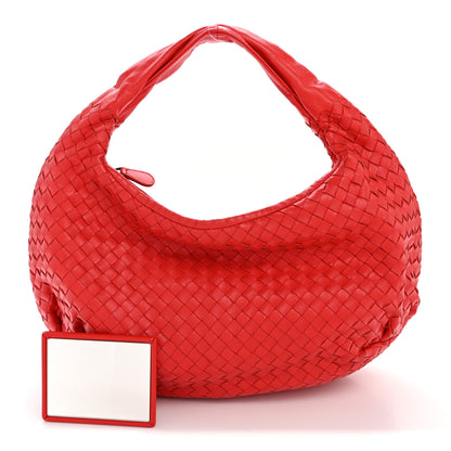 Bottega Veneta Nappa Intrecciato Medium Belly Veneta Hobo Flame 3 of 13
