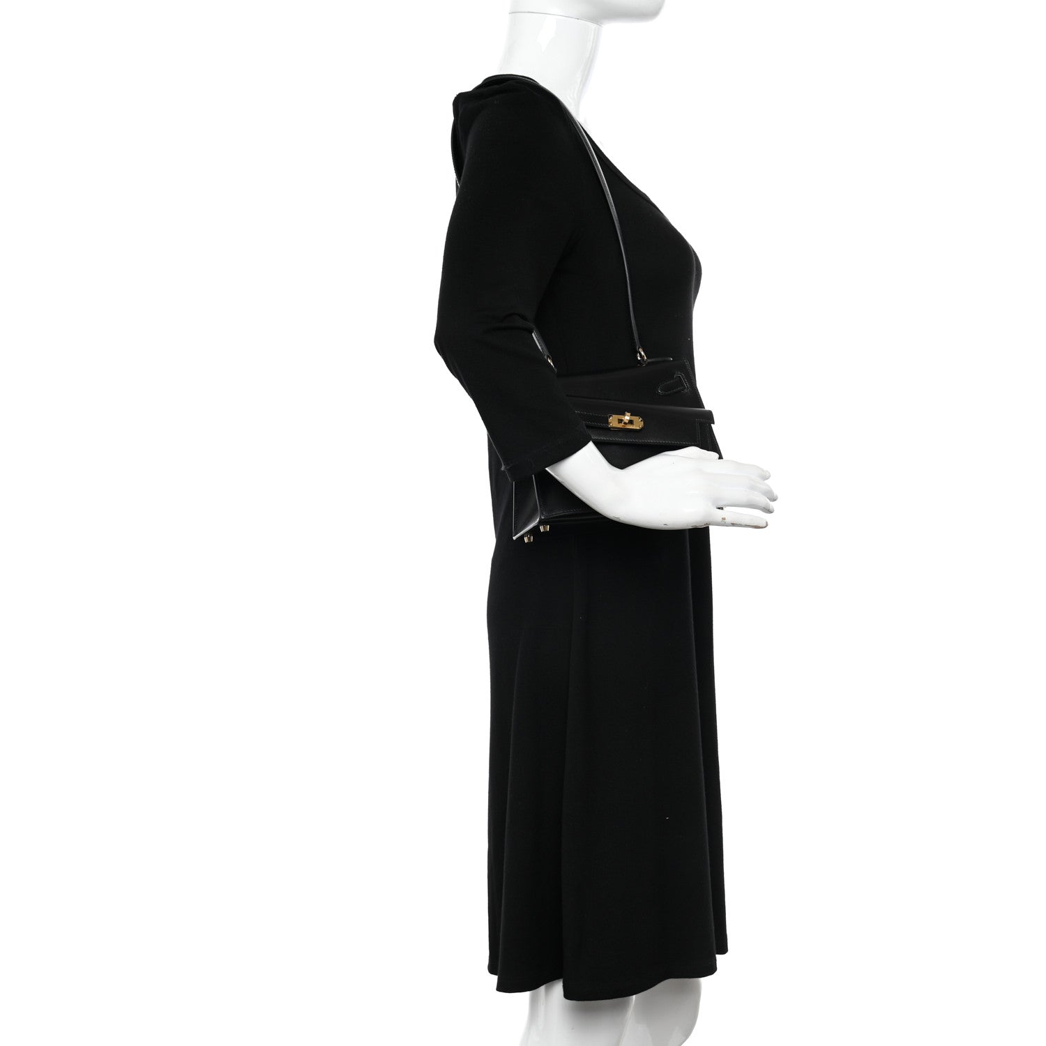 Hermes Box Kelly En Desordre Sellier 20 Black 2 of 12