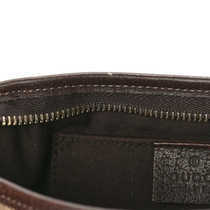 Gucci Monogram D Ring Abbey Pochette Brown 10 of 11