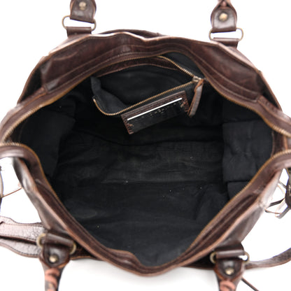 Balenciaga Agneau Classic Hardware City Cigare Fonce 5 of 19