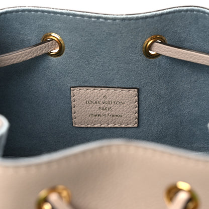 Louis Vuitton LOUIS VUITTON Calfskin Lockme Bucket MM Greige 6 of 8