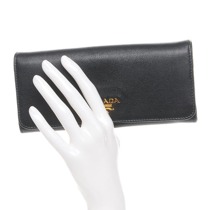 Prada Royal Calf Continental Flap Wallet Nero Black 2 of 8