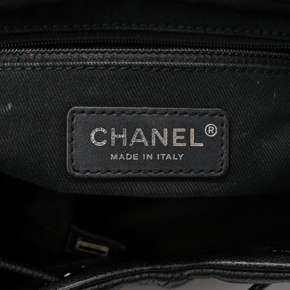 Chanel Grained Calfskin Stitched Braided With Style Backpack Black 6 of 10