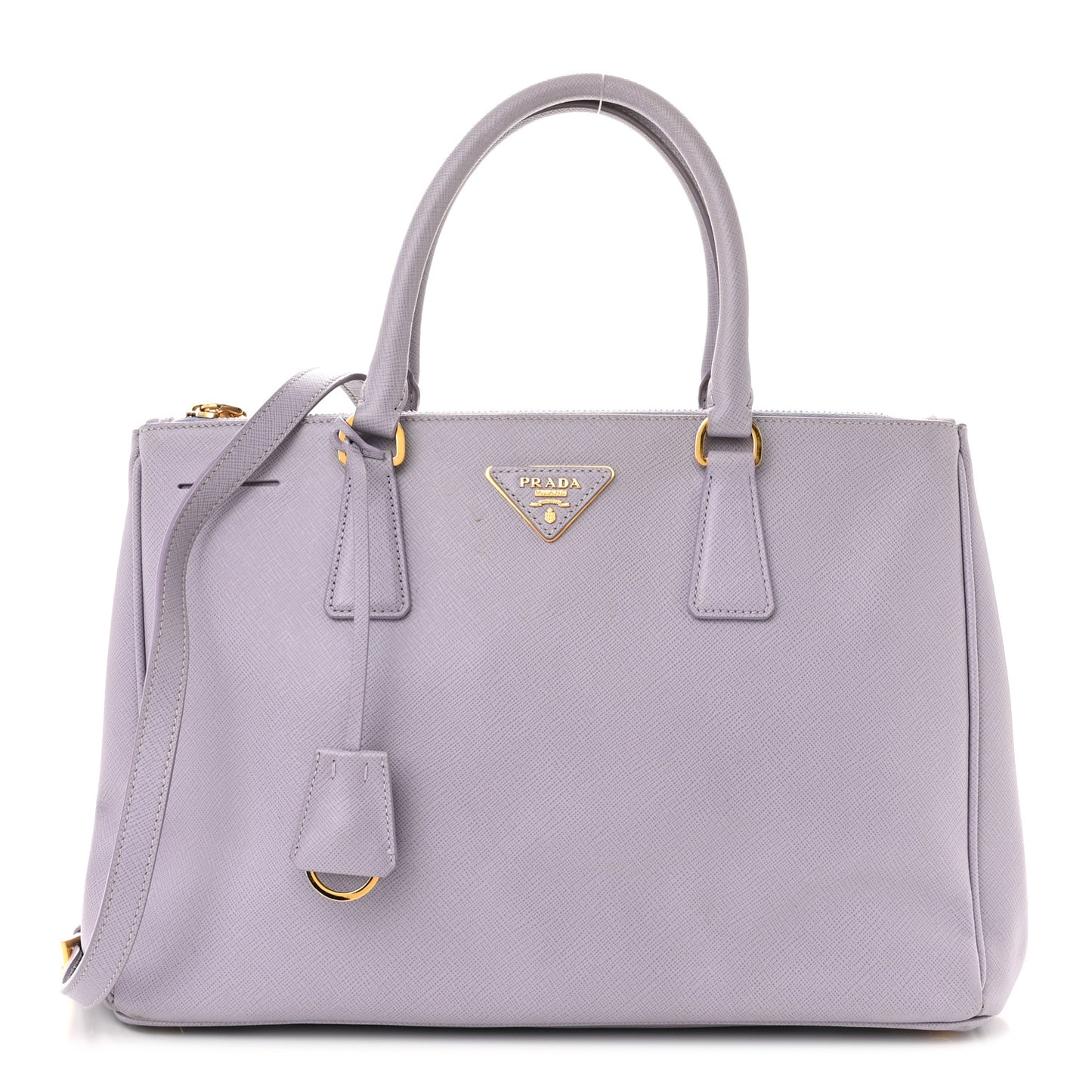 Saffiano Medium Galleria Double Zip Tote Glicine