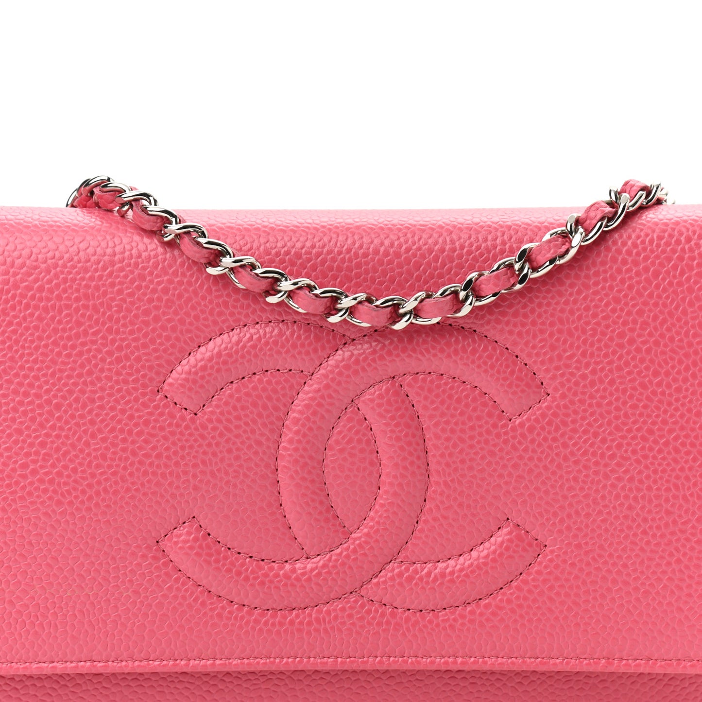 Caviar Timeless CC Wallet On Chain WOC Pink