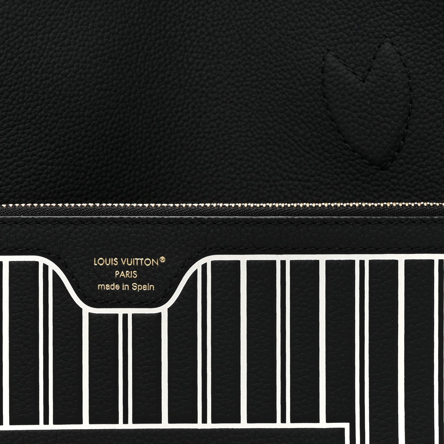 Louis Vuitton Monogram Calfskin Neo Neverfull Inside Out MM Black 12 of 16