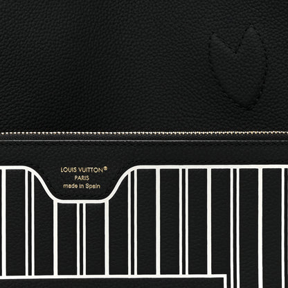 Louis Vuitton Monogram Calfskin Neo Neverfull Inside Out MM Black 12 of 16