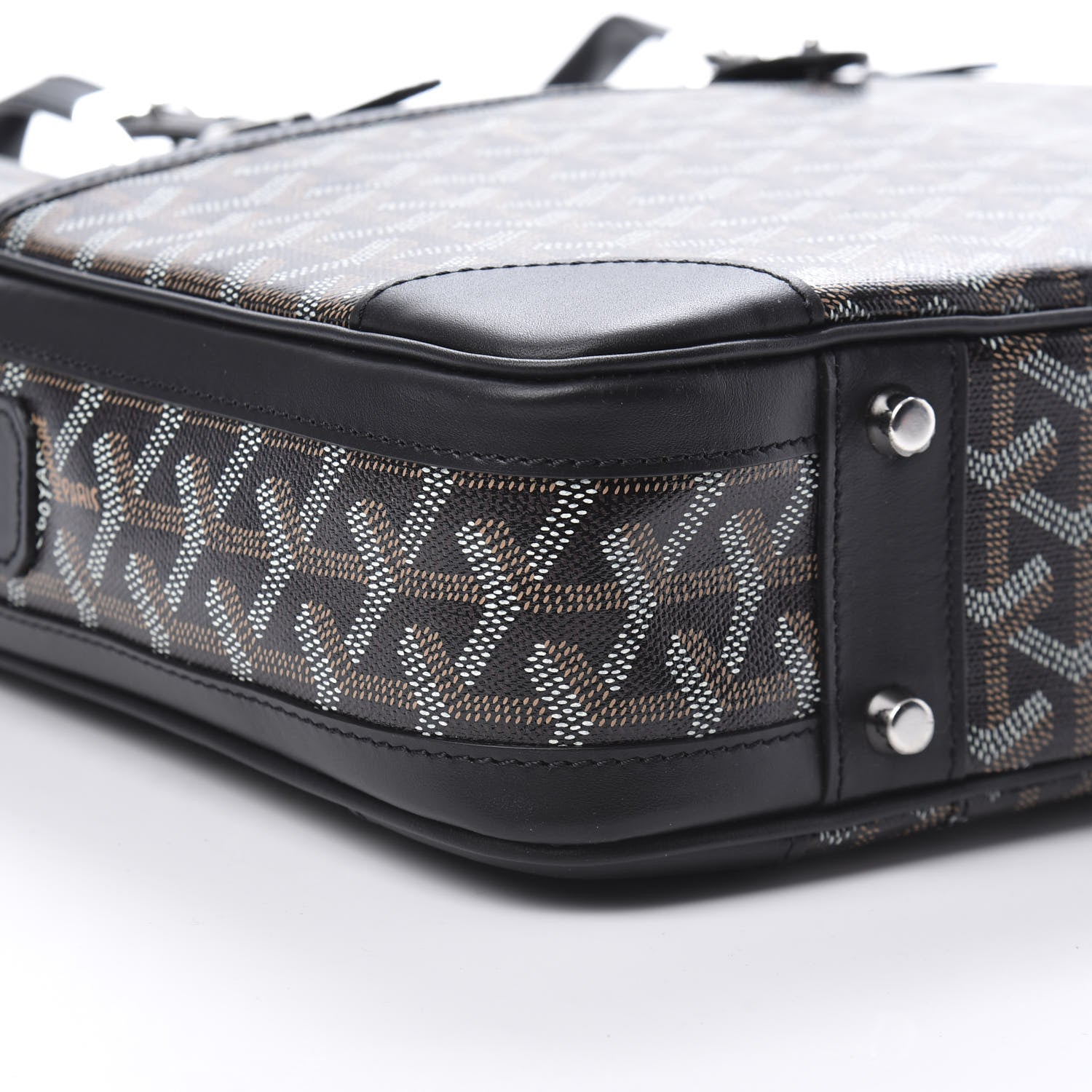 Goyard Goyardine Ambassade PM Briefcase Black 8 of 9