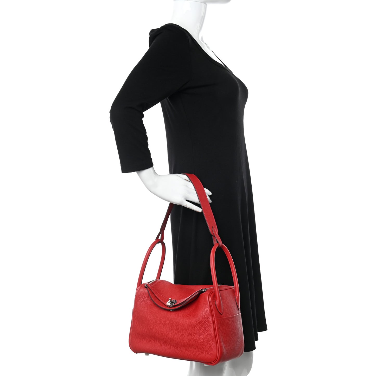 Taurillon Clemence Lindy 26 Rouge Casaque
