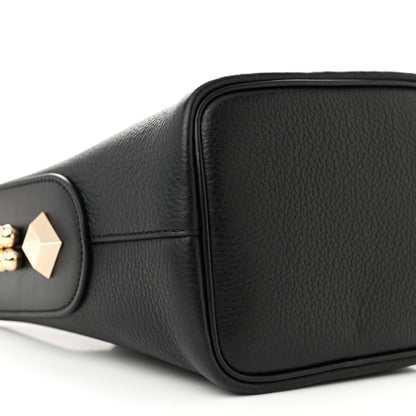 Christian Louboutin Grained Calfskin Mini Carasky Bucket Bag Black 8 of 9