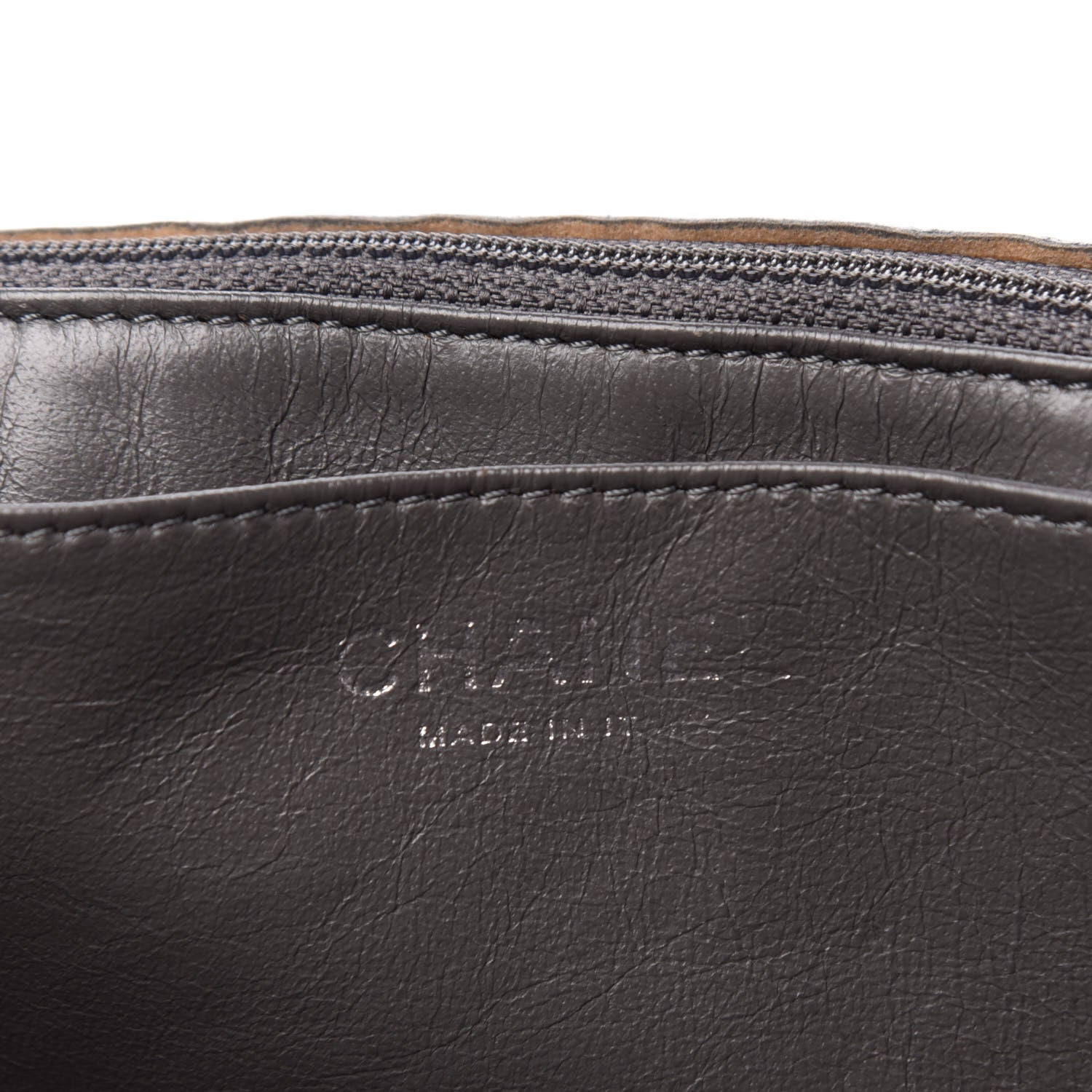 Chanel Lambskin Quilted Jumbo Single Flap Dark Grey 9 of 10
