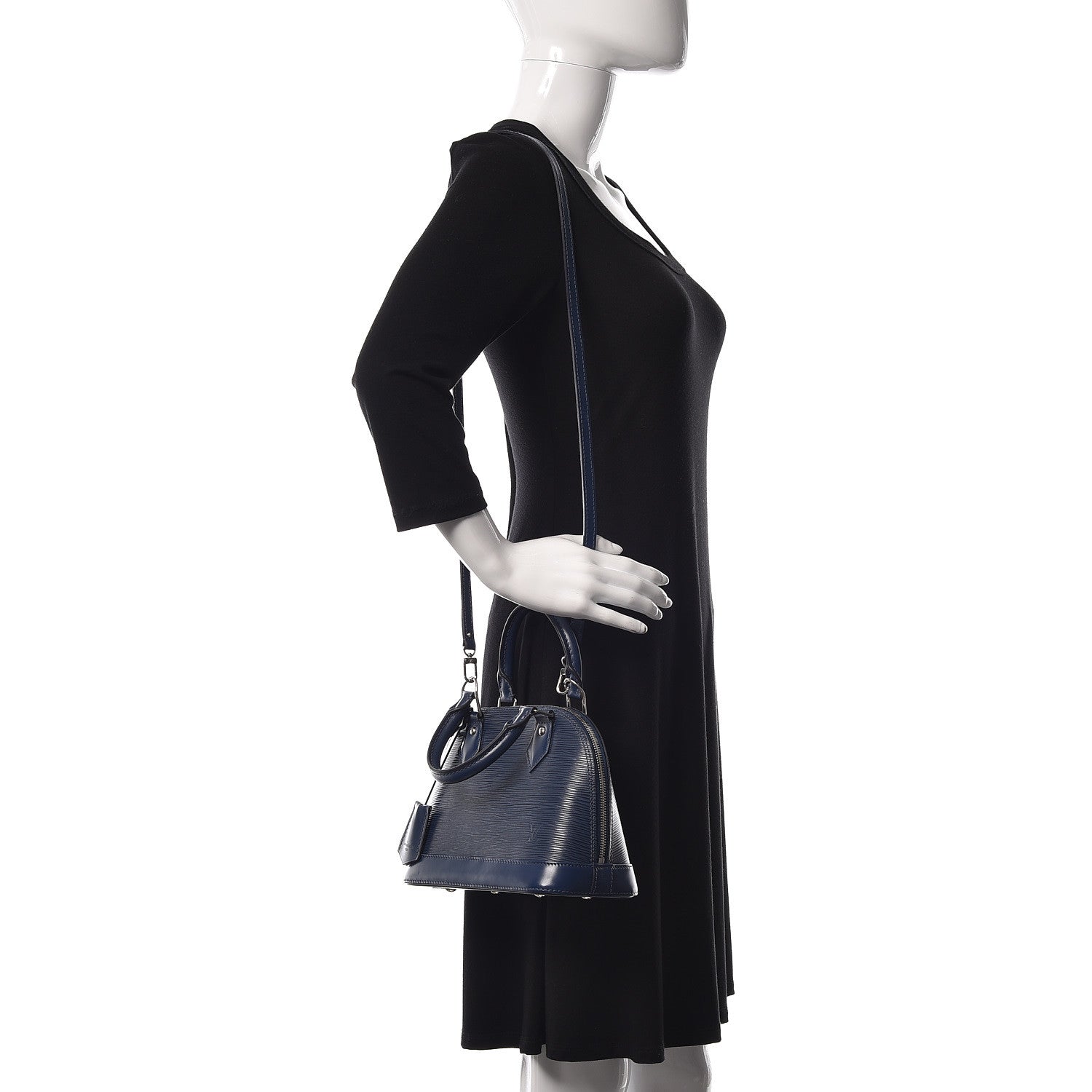 Louis Vuitton Epi Alma BB Indigo 2 of 10