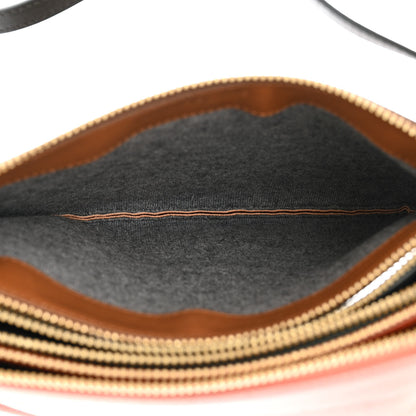 Celine Lambskin Small Multicolor Trio Crossbody Bag Tan Multicolor 7 of 11