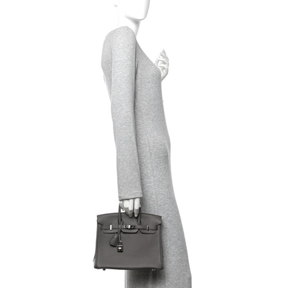 Hermes Togo Birkin 25 Etain 2 of 10