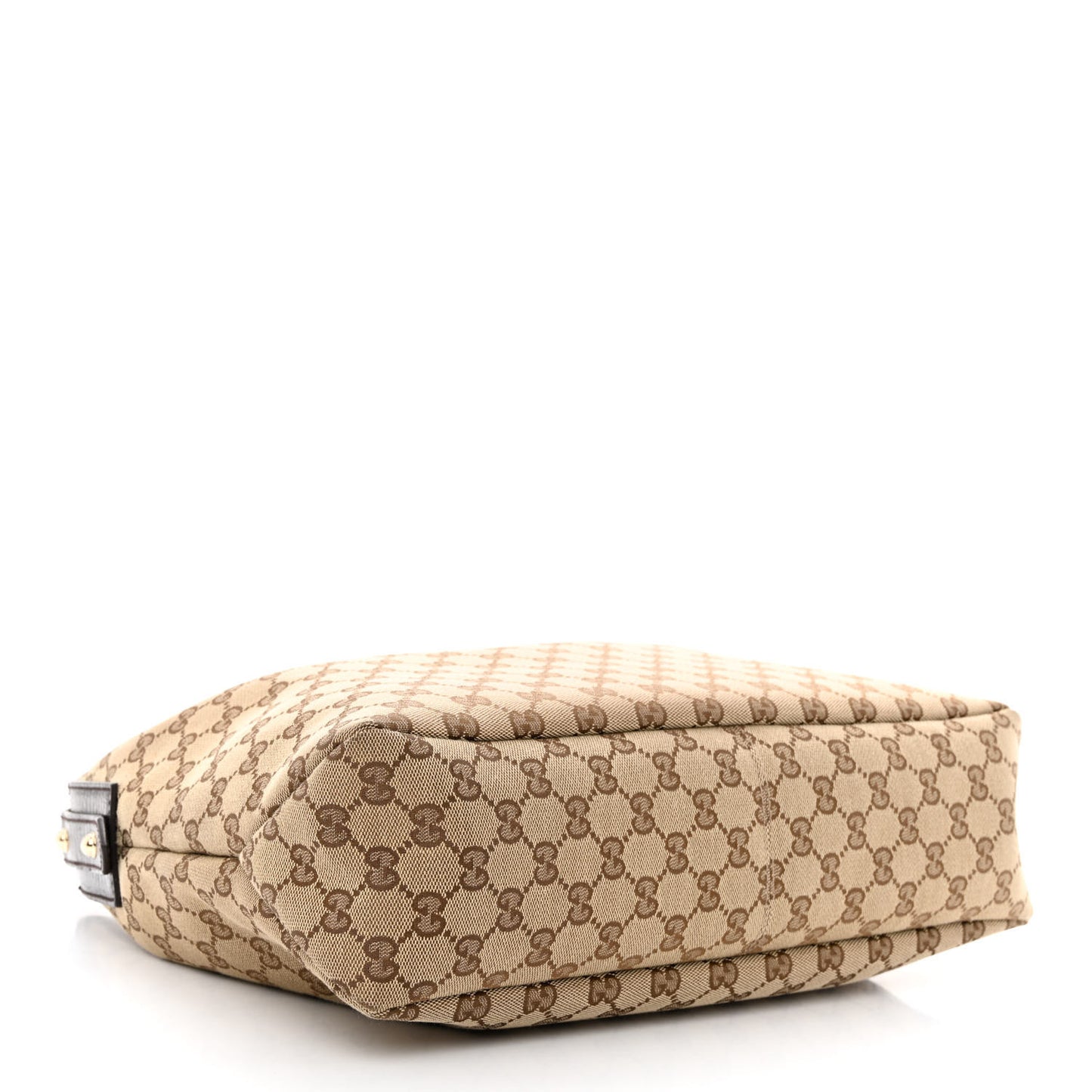Monogram Medium Horsebit Chain Hobo Dark Brown
