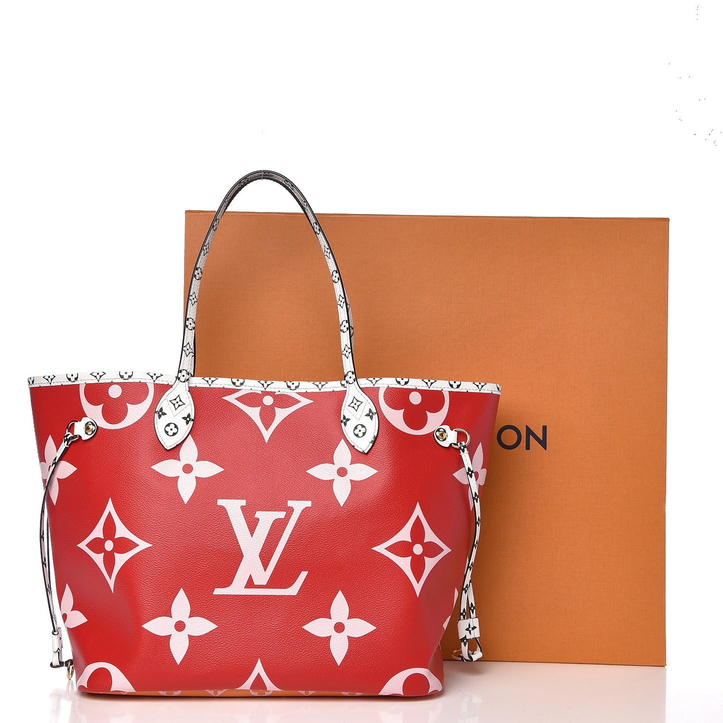 Monogram Giant Neverfull MM Rouge
